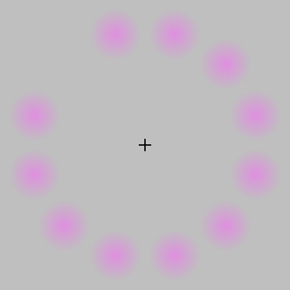 Image of Lilac Chaser Optical Illusion