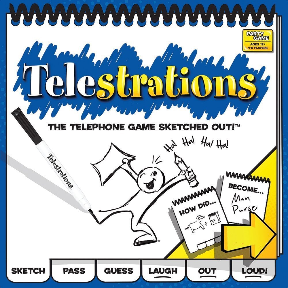 Telestrations 8 Player - The Original - art games