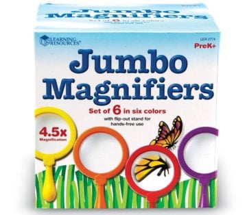 Learning Resources Jumbo Magnifier Set Of 6 - magnifying glass