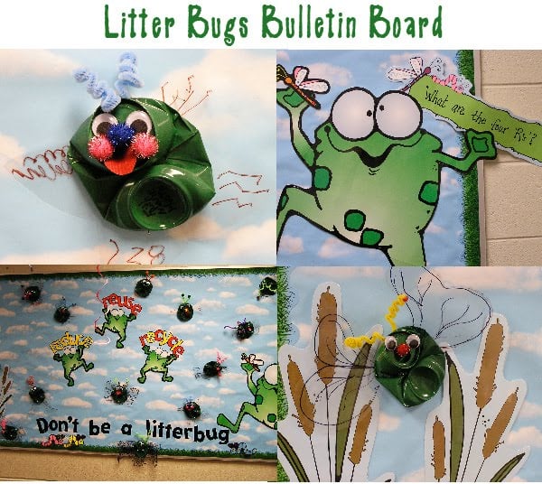 Litter Bugs Earth Day Bulletin Board Ideas