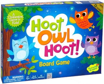 Peaceable Kingdom Hoot Owl Hoot! Cooperative Board Game
