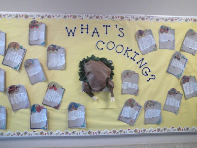 whats cooking thanksgiving bulletin board